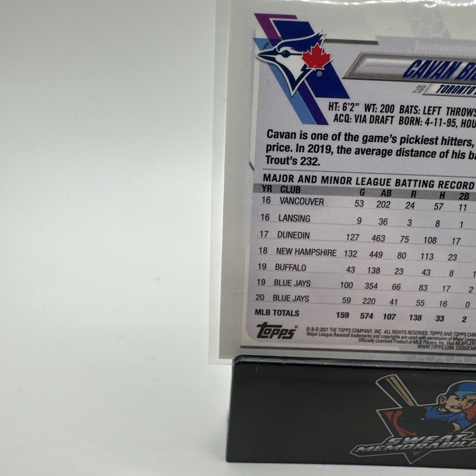 2021 Topps Chrome Gold Wave Refractor 35/50 Cavan Biggio #128) Blue Jays