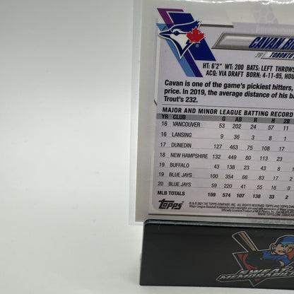 2021 Topps Chrome Gold Wave Refractor 35/50 Cavan Biggio #128) Blue Jays