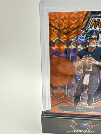 2024 Mosaic #211 Will Levis Red Mosaic Prizm Tennessee Titans