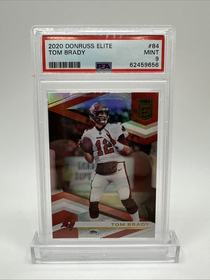 2020 Donruss Elite Tom Brady #84 PSA 9