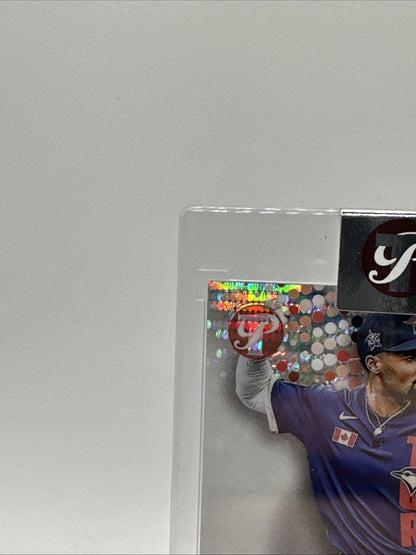 Marcus Semien 2022 Topps Pristine Encased SP Pulsar Refractor Blue Jays Rangers