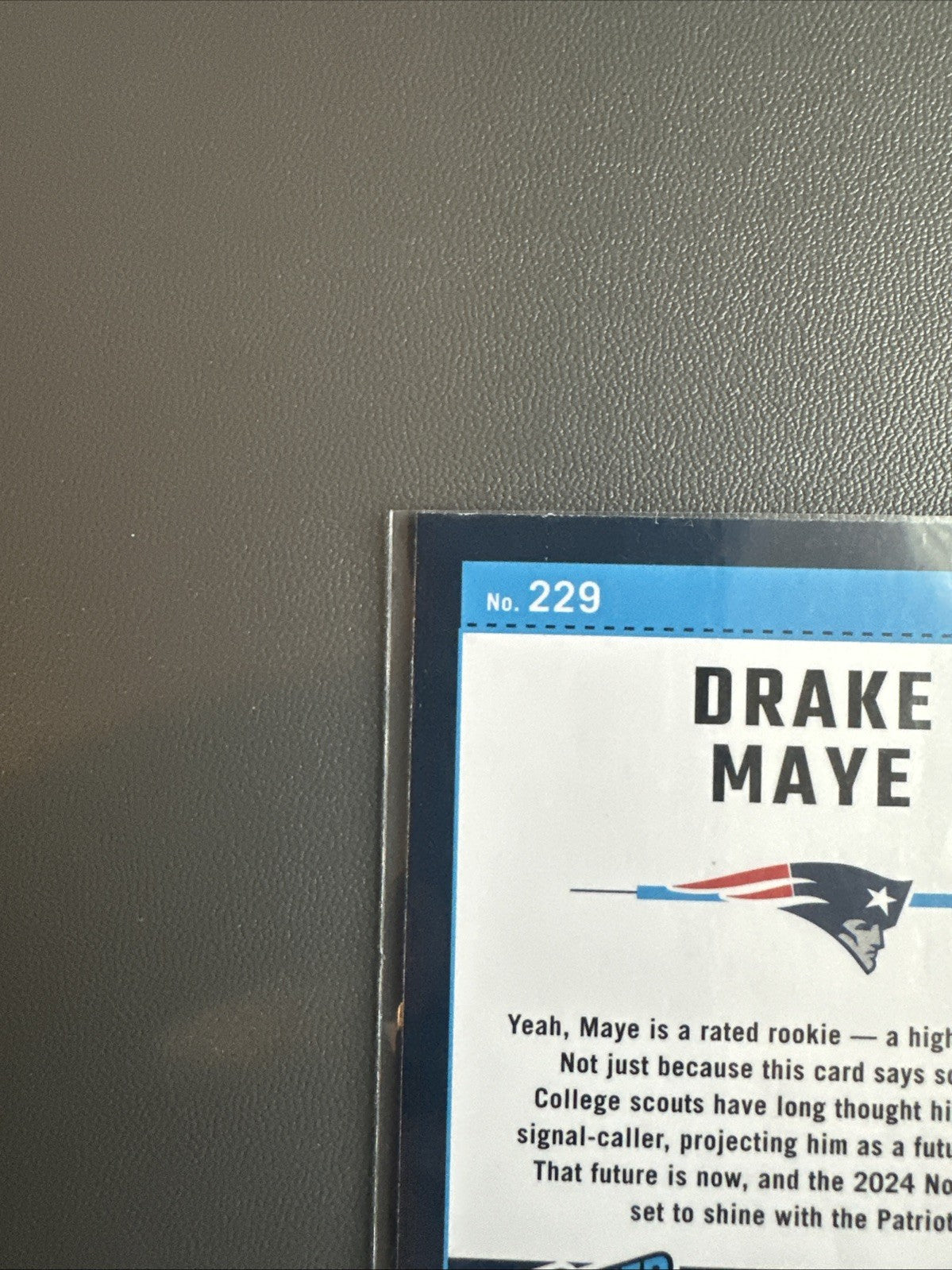 2024 Panini Donruss Optic - Rated Rookie Drake Maye (RC) #229, Purple Shock 