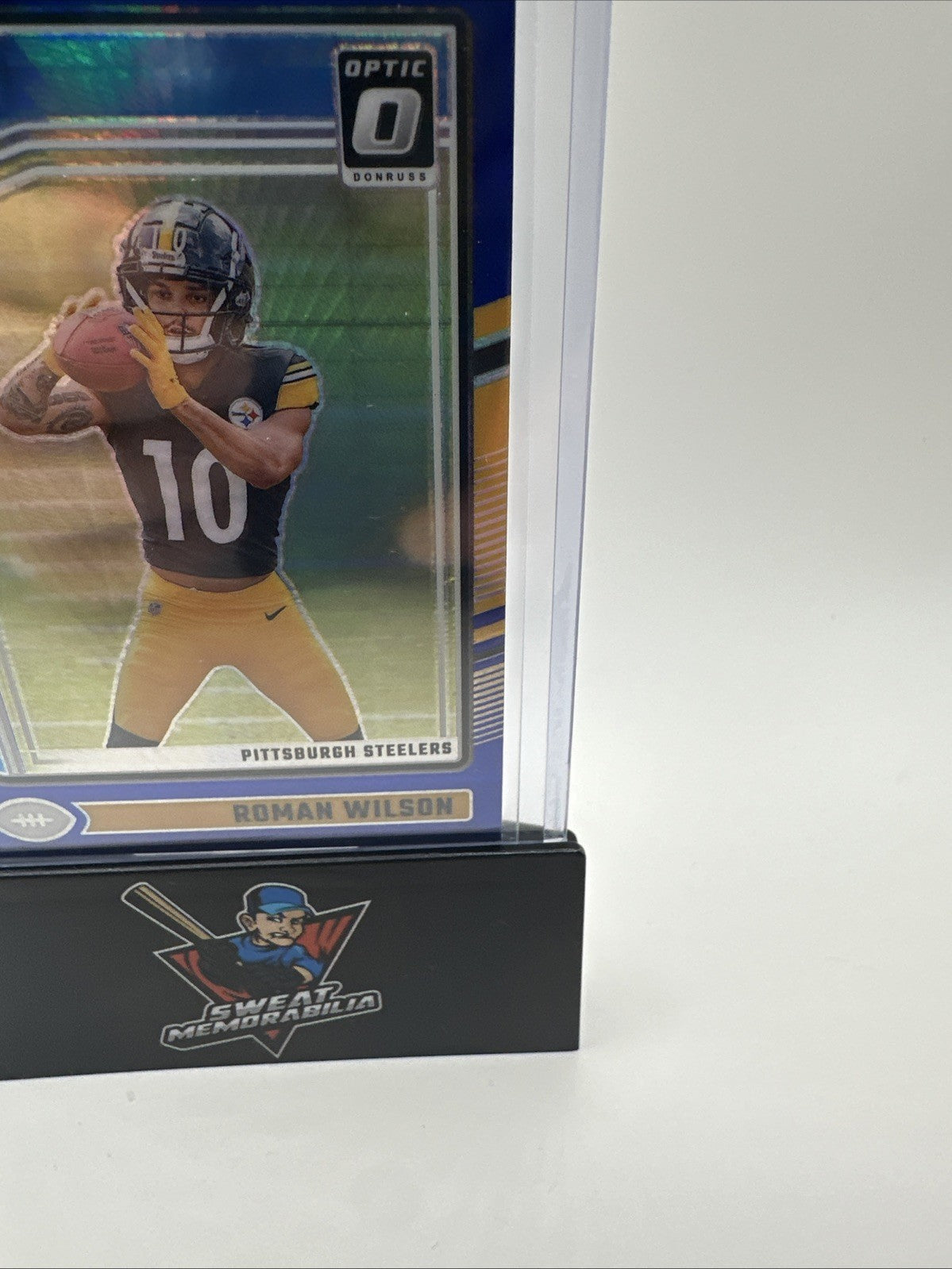2024 Panini Donruss Optic - Rated Rookie Roman Wilson #285 Blue Prizm (RC)