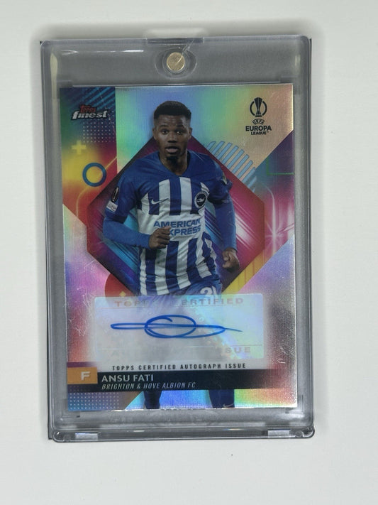 2023-24 Topps Finest Ansu Fati Auto. Prizm
