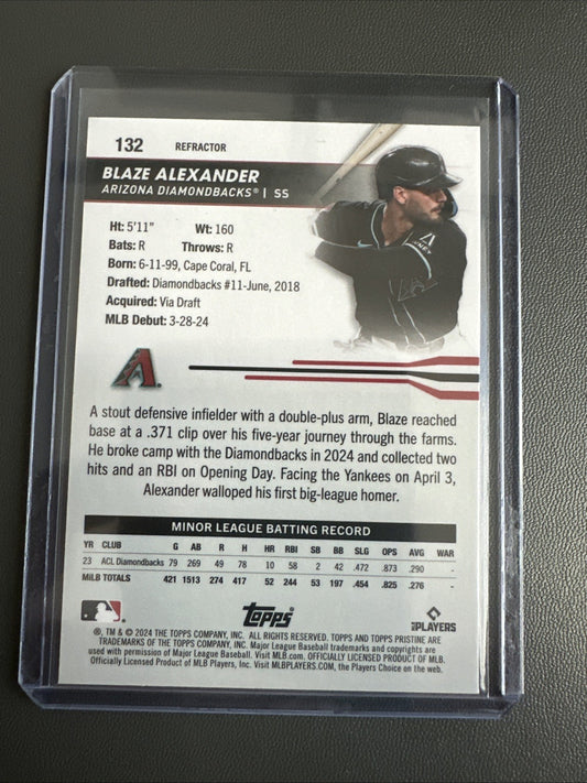 2024 Topps Pristine Blaze Alexander #132 RC