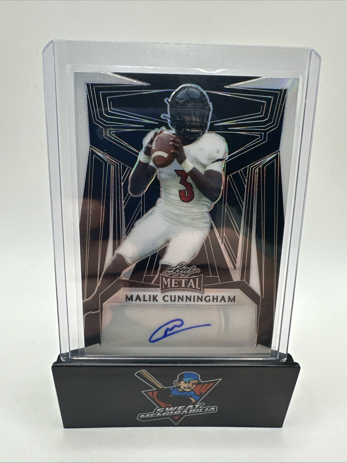 2023 Leaf Metal Football MALIK CUNNINGHAM Auto 3/5