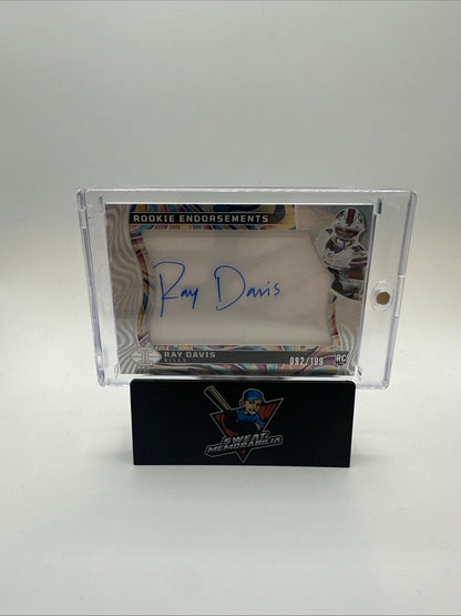2024 PANINI ILLUSIONS RAY DAVIS AUTOGRAPH ROOKIE ENDORSEMENTS /199