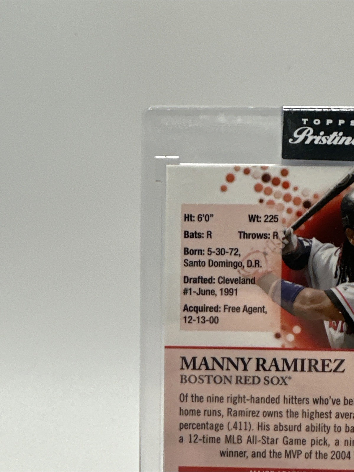 2022 Topps Pristine #115 Manny Ramirez Encased Pristine Refractor