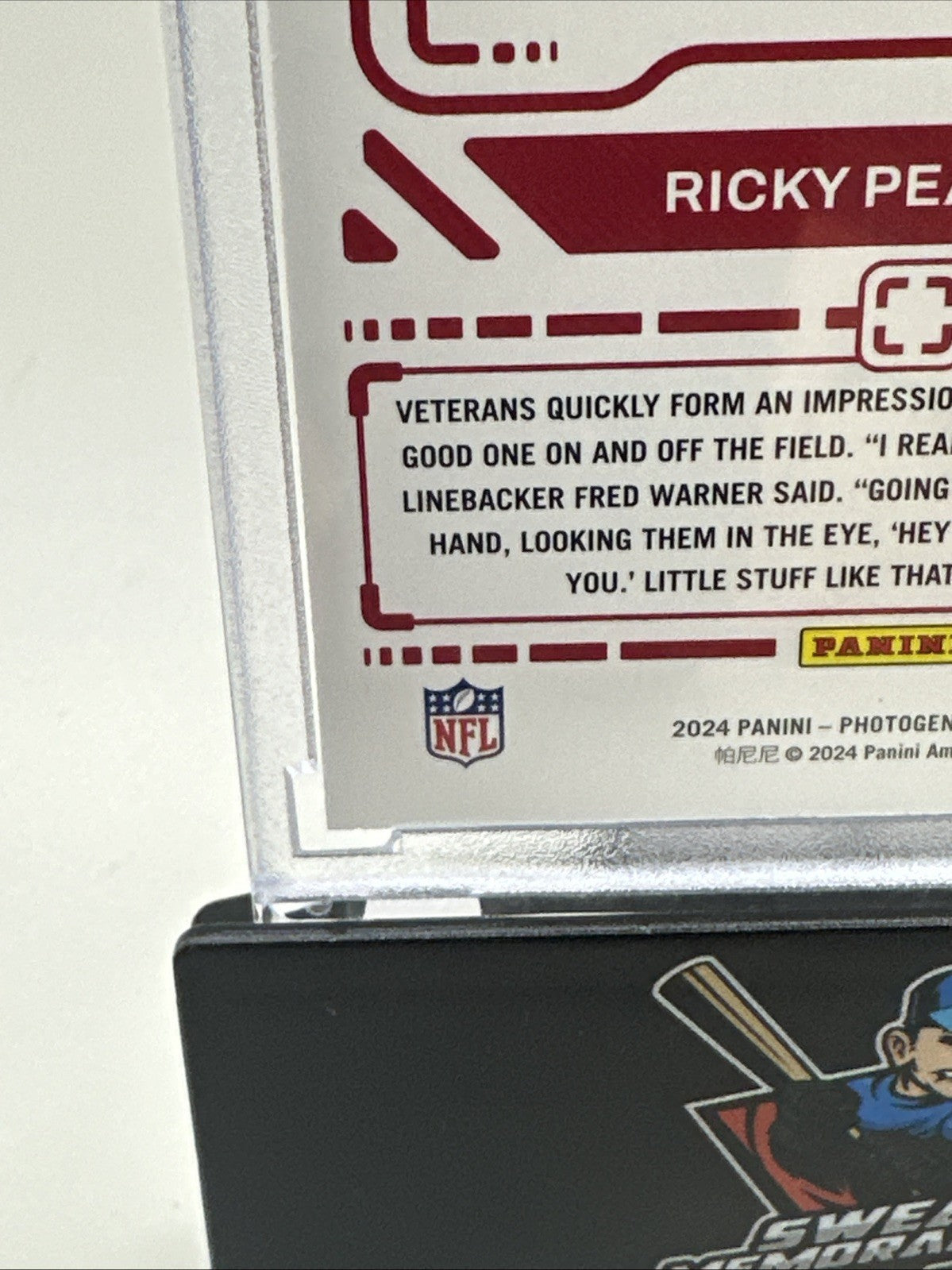 2024 Panini Photogenic Football, RC Ricky Pearsall, Rookie Portrait /49 49’s