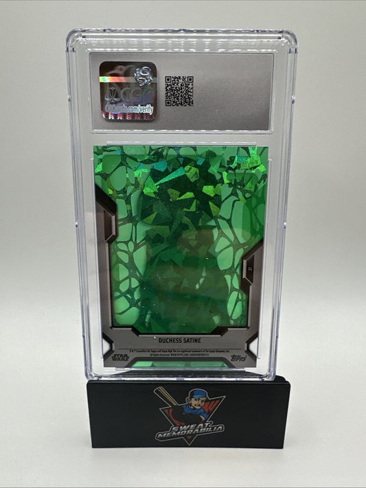 2023 Star Wars High Tek Duchess Satine Krykna Green /75 PSA 10