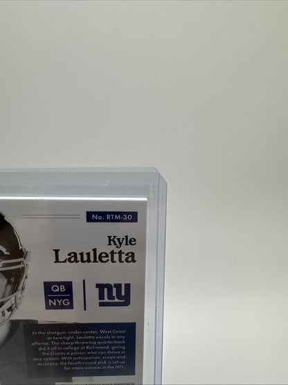 2018 Panini Encased Rookie Triple Memorabilia /75 Kyle Lauletta #RTM-30 RC