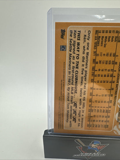 Ken Griffey Jr 2023 TOPPS SERIES ONE SILVER 1988 CHROME MOJO REFRACTOR 