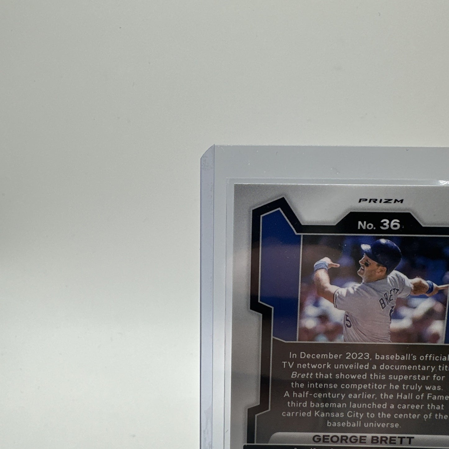 George Brett 2024 Panini Prizm Green Scope Prizm #41/75 Kansas City Royals