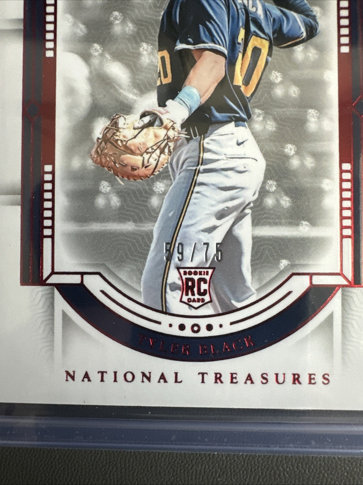 2024 Panini National Treasures Tyler Black Rookie /75 Brewers