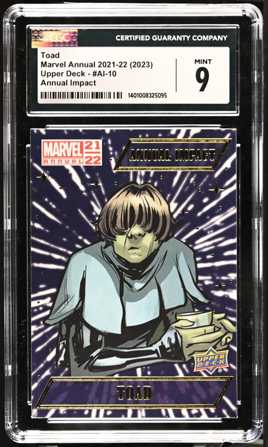 2021-22 UD Marvel Annual Annual Impact Toad  #AI-10 CGC 9