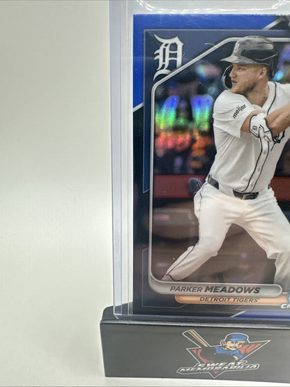 2024 Bowman Chrome - Parker Meadows #98 Fuchsia Refractor /150 (RC)