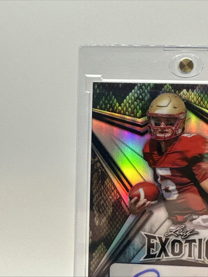 K320,603 - 2022 Leaf Exotic Mosaic Snakeskin #BAPJ1 Phil Jurkovec 9/9 Auto