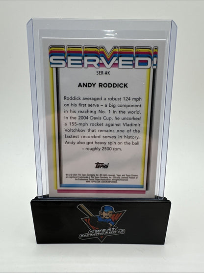 2024 Topps Chrome Andy Roddick SERVED! #SER-AK