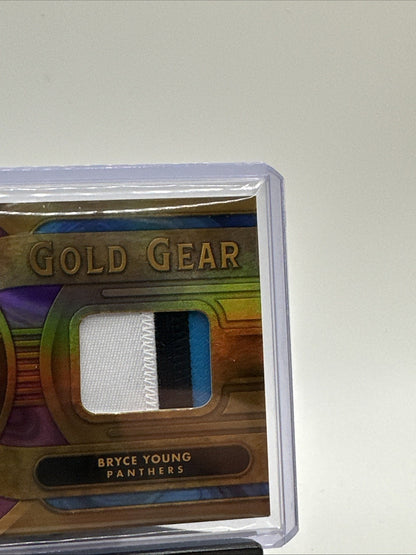 2024 Gold Standard Bryce Young Gold Gear 3 Color Patch 11/24 Panthers