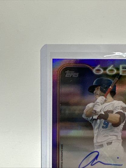 2024 topps pro debut alberto rios auto purple 160 /299