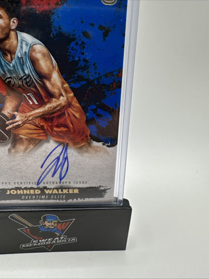 2021-22 Topps Inception OTE Overtime Elite Blue /25 Johned Walker #IA-JW1 Auto