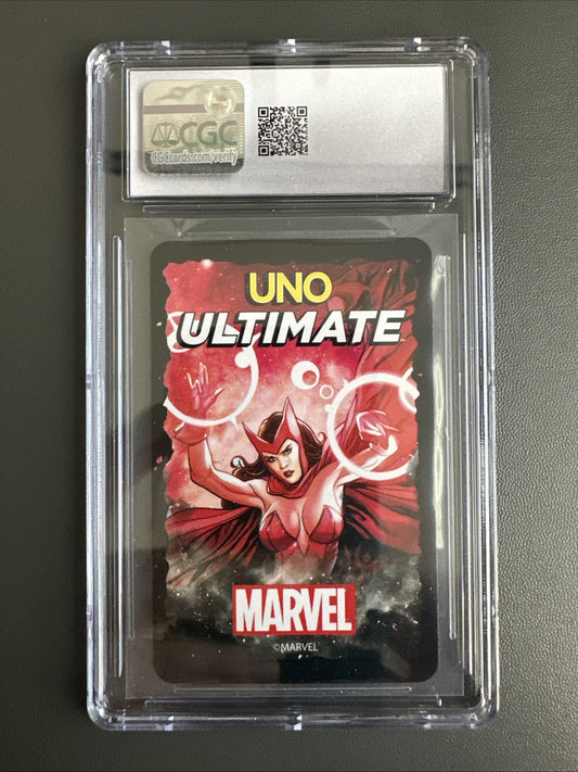 Uno Ultimate Marvel Scarlet Witch Super Rare Foil CGC 10