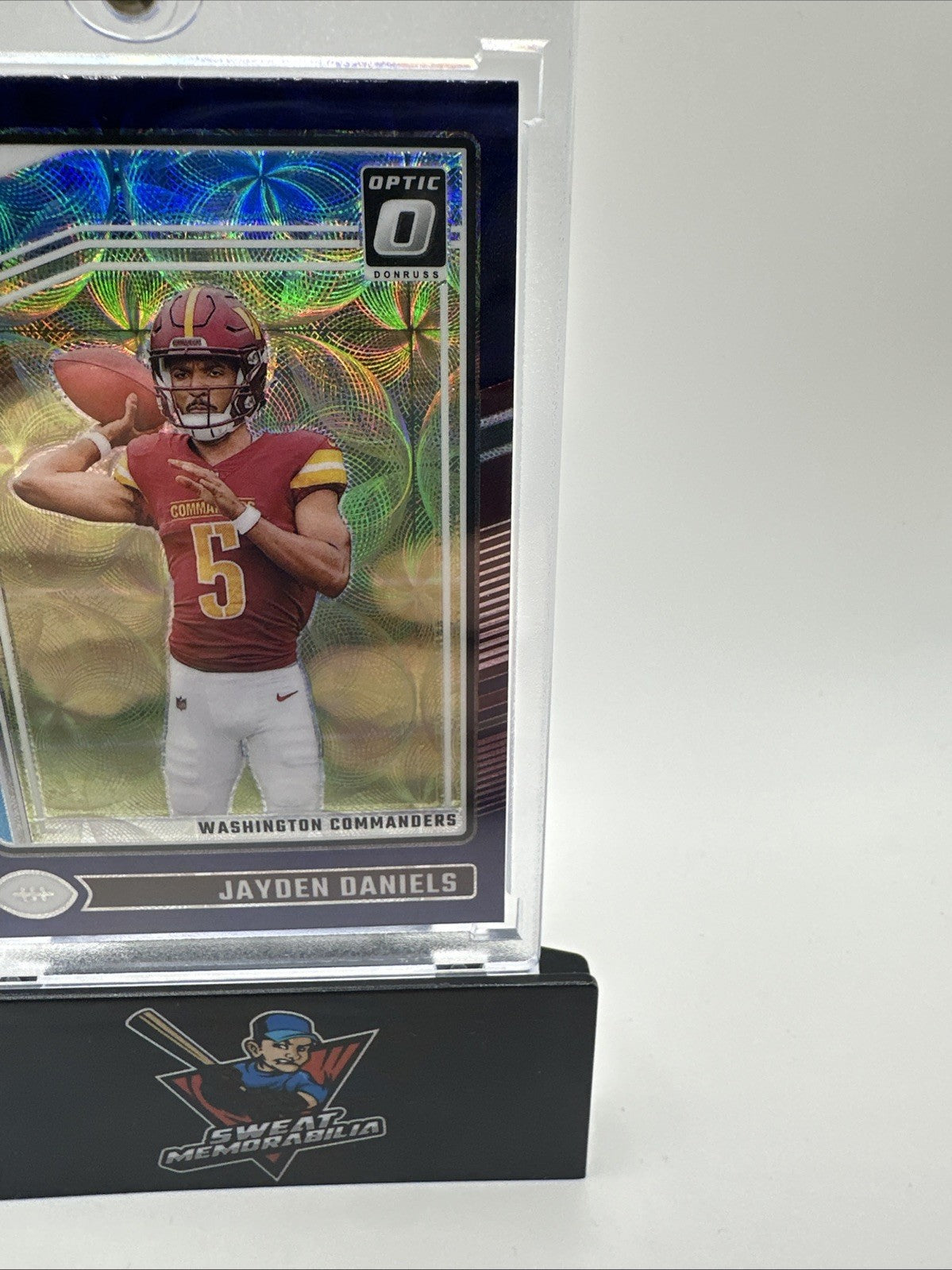 2024 Panini Donruss Optic - Rated Rookie Jayden Daniels #248 Purple Shock (RC)