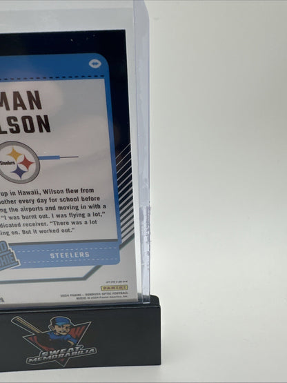 2024 Panini Donruss Optic - Rated Rookie Roman Wilson #285 Blue Prizm (RC)