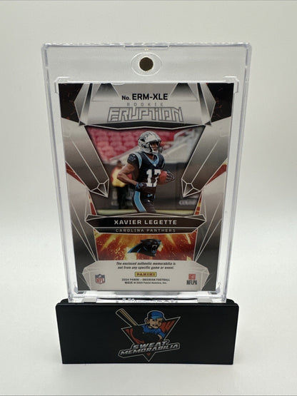 2024 Panini Obsidian - Rookie Eruption Materials Xavier Legette #ERM-XLE W/Case