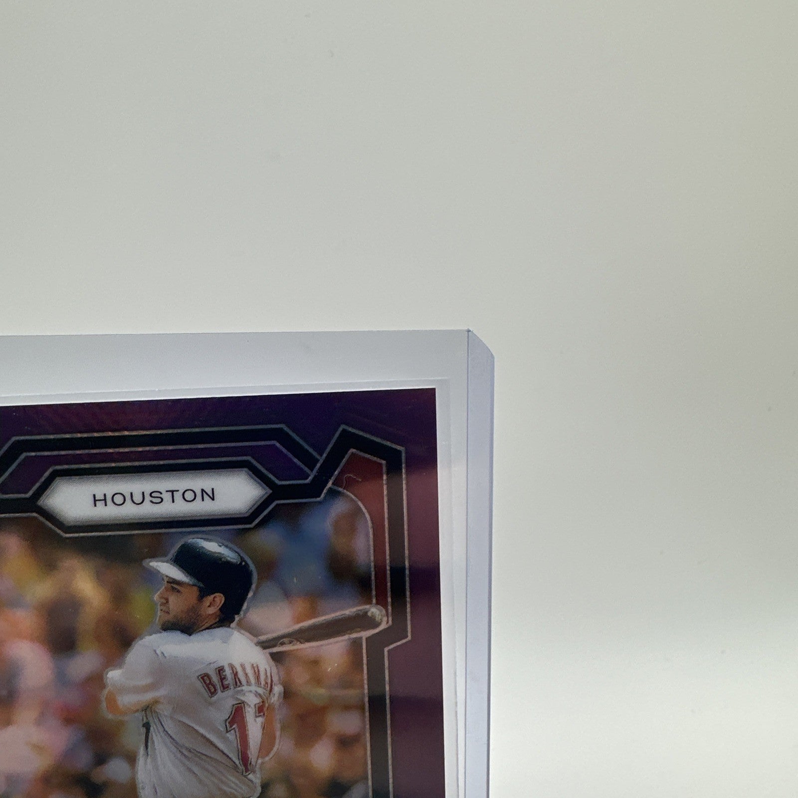 Lance Berkman 2024 Panini Prizm #258 Purple Prizm 76/99