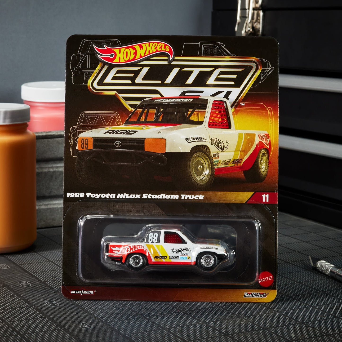 2024 HOT WHEELS ELITE 64 1989 TOYOTA HILUX STADIUM TRUCK