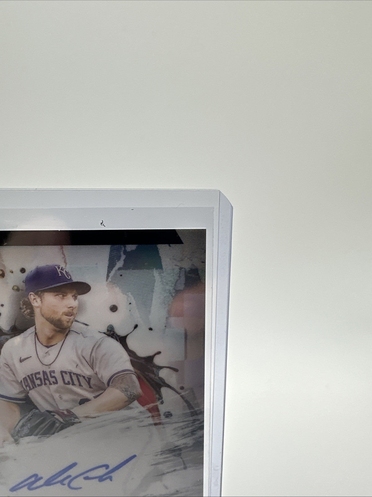 2024 Topps Finest Alec Marsh Rookie On-Card Auto #FA-AM Kansas City Royals 