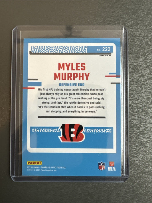 2023 Optic Rated Rookie Teal Myles Murphy 