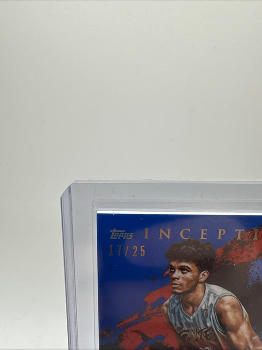 2021-22 Topps Inception OTE Overtime Elite Blue /25 Johned Walker #IA-JW1 Auto