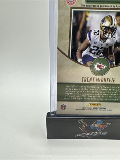 2022 Panini Legacy Trent McDuffie Silver Rookie Auto