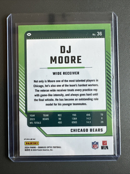 DJ Moore, Stars #36 - 2024 Panini Donruss Optic