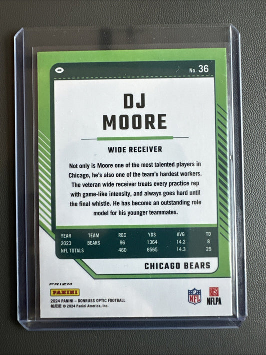 DJ Moore, Stars #36 - 2024 Panini Donruss Optic