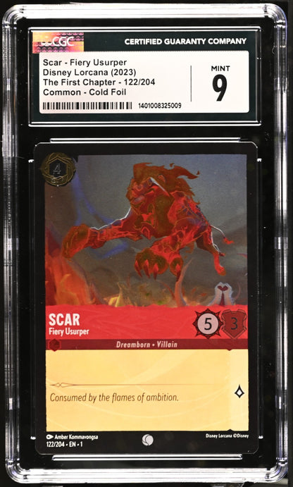 2023 Disney Lorcana The First Chapter Scar #122/204 CGC 9