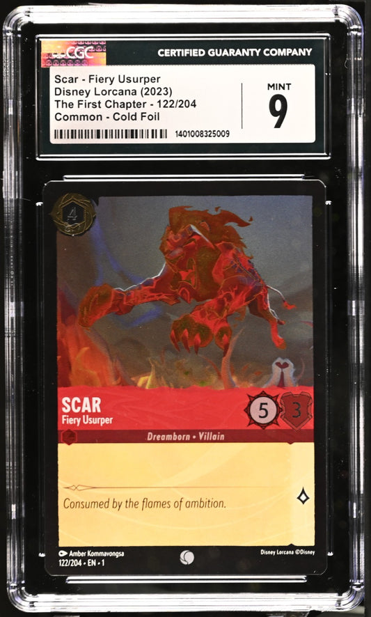 2023 Disney Lorcana The First Chapter Scar #122/204 CGC 9