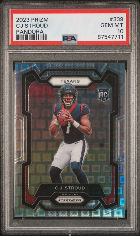 2023 Panini Prizm Cj Stroud #339 PSA 10
