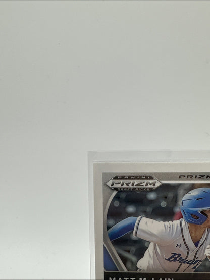 2021 PANINI PRIZM DRAFT PICKS MATT MCLAIN AUTO SNAKESKIN REF 7/15 SSP RC