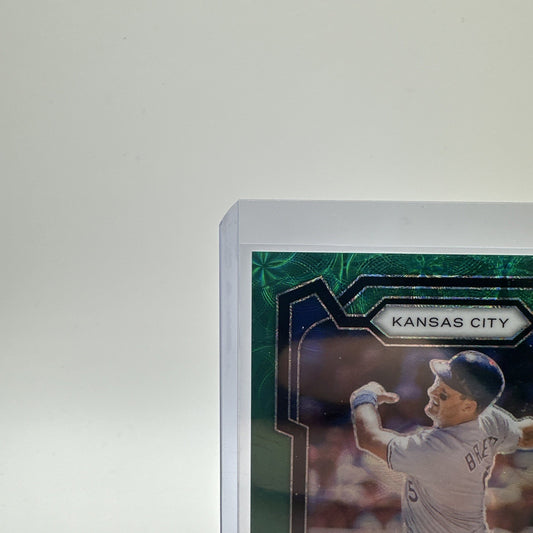 George Brett 2024 Panini Prizm Green Scope Prizm #41/75 Kansas City Royals