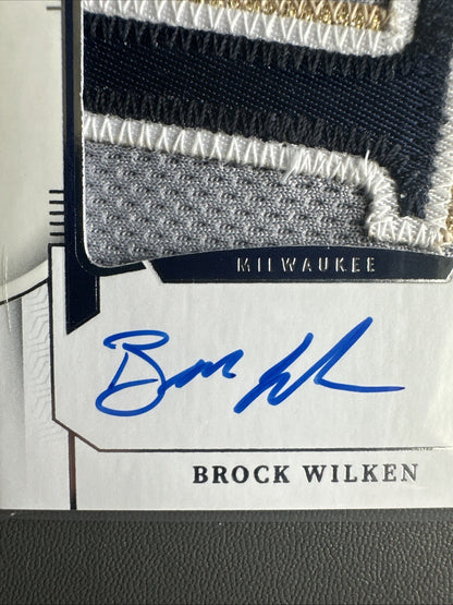 2024 Brock Wilken National Treasures Baseball Patch Auto /99