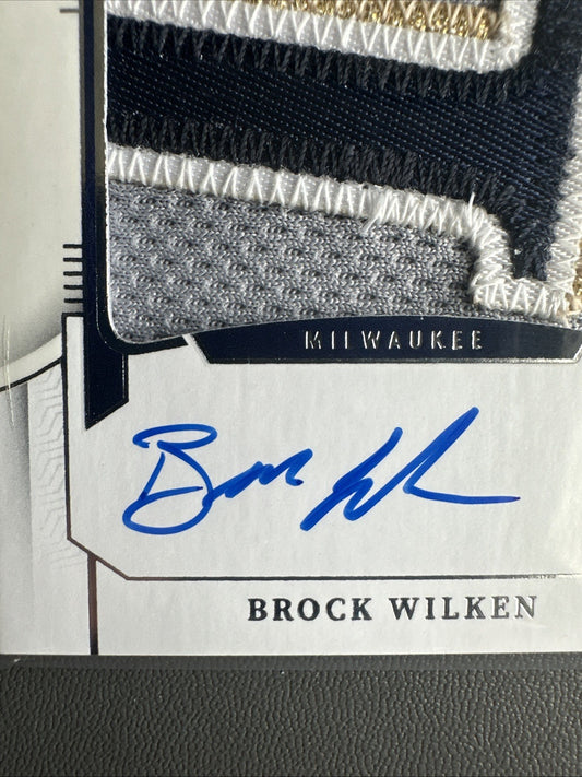 2024 Brock Wilken National Treasures Baseball Patch Auto /99