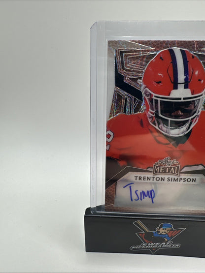 2023 Leaf Metal Trenton Simpson Rookie College Football 5/5