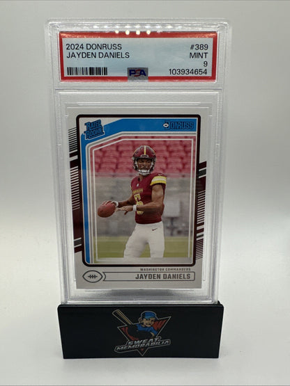 2024 Panini Donruss Jayden Daniels Psa 9 #389 Washington Commanders RC