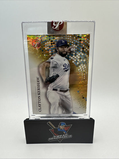 2022 Topps Pristime Gold Refractor #170 Clayton Kershaw No 8 of 50