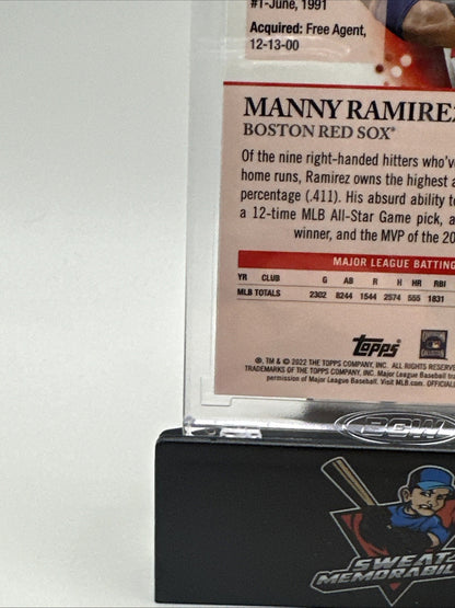 2022 Topps Pristine #115 Manny Ramirez Encased Pristine Refractor