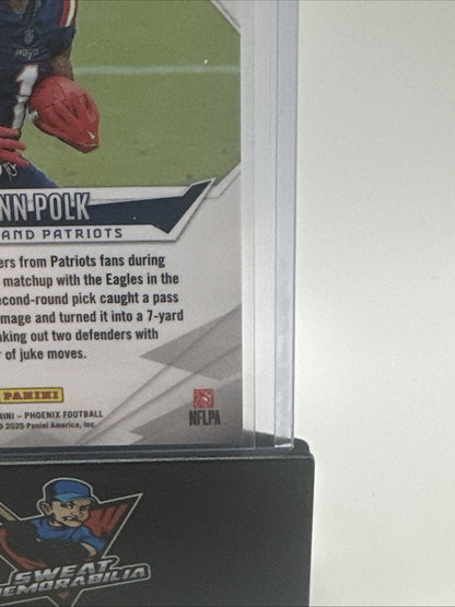 2024 Phoenix Ja'Lynn Polk Phoenix Parallel #190 /399 RC New England Patriots