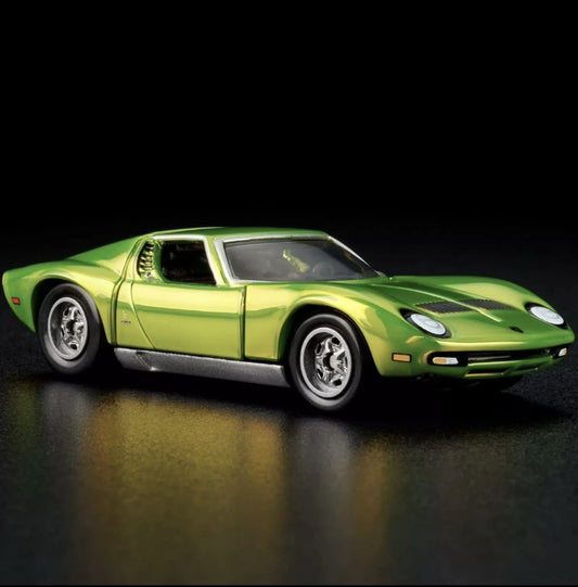 Hot Wheels RLC Exclusive '71 Lamborghini Miura P400 SV Green (2025)